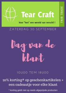 Dag van de klant @ Tear Craft | Ieper | Vlaanderen | België